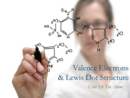 Valence Electrons & Lewis Dot Structure Unit 3.4 The Atom