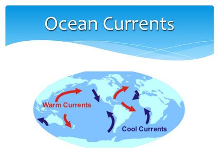 Ocean Currents http://oceanservice.noaa.gov/education/yos/resource/JetStream/ocean/circulation.htm.