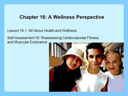 Chapter 16: A Wellness Perspective