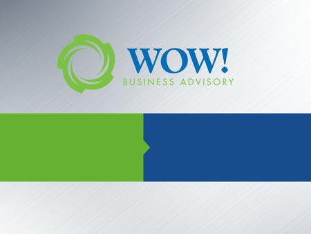 PATH TO “WOW” PATH TO “WOW” www.gowowadvisors.com 2 Types of Businesses “Ouch” “Ho-Hum” “Gee-Whiz” “WOW” Lost control – personally and professionally.