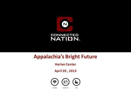 Appalachia’s Bright Future Harlan Center April 20, 2013.