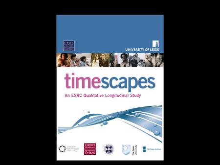 The Timescapes Study and Archive: A Resource for Secondary Use Bren Neale University of Leeds.