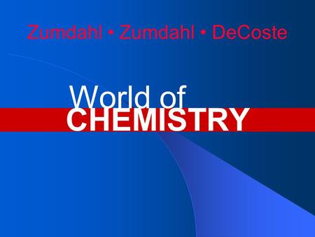 Zumdahl Zumdahl DeCoste CHEMISTRY World of. Chapter 4 Nomenclature.