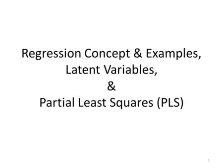 Simple Regression Model