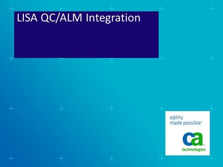 LISA QC/ALM Integration
