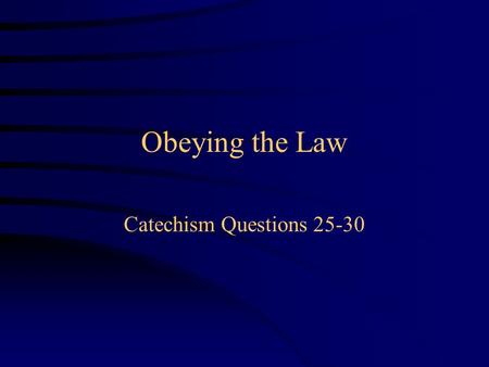 Obeying the Law Catechism Questions 25-30. Discuss “caning” in Singapore.
