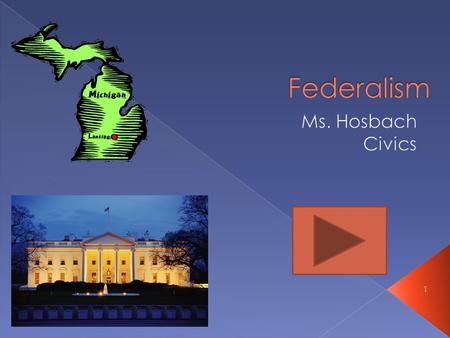 Federalism Ms. Hosbach Civics.