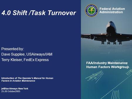 Agenda Why is Shift/Task Turnover Important