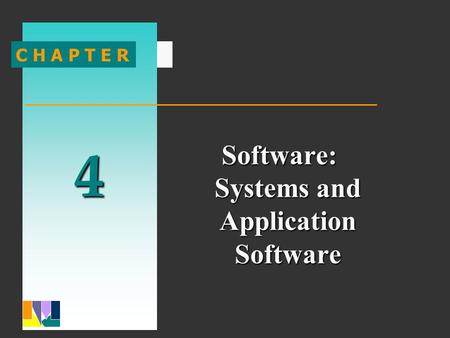4 1 4 C H A P T E R Software: Systems and Application Software.