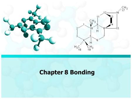 Chapter 8 Bonding. 8.1 Types of Bonds There are lots of experiments we can do to determine the nature of materials – Melting point – Conductivity – Solubility.
