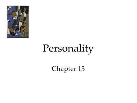 Personality Chapter 15.