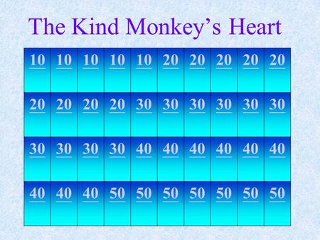 The Kind Monkey’s Heart 10 20 30 40 50 一個吃了一半且腐爛的蘋果 a half-eaten, rotten apple Vocabulary.