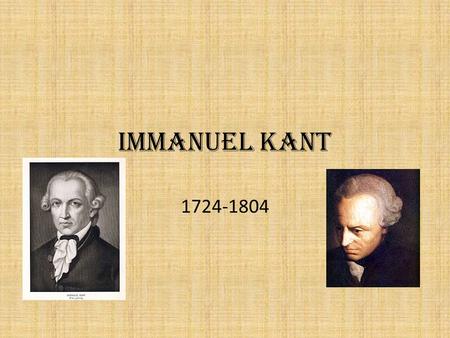 Immanuel Kant 1724-1804. Biography Kantian epistemology (how do we know what we know?) – Problems from Rousseau and Hume – Shift to the question of judgment.