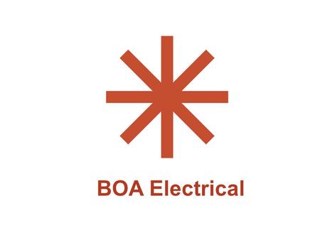 BOA Electrical. E L E C T R I C A L Outline F Computers and printers F Appliances F Demand and consumption F ENERGY STAR ratings F Car plugs F Miscellaneous.