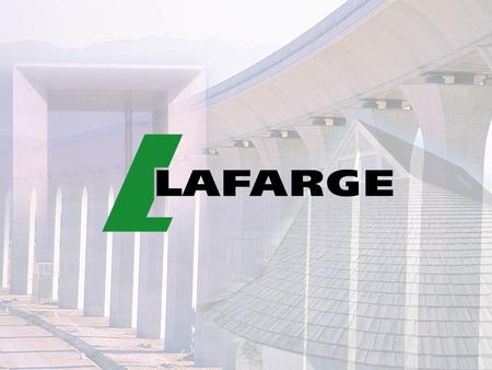 Lafarge and Climate Change Chris Boyd 3 September 2002 Climate change and emissions trading CHRISTOPHER BOYD n Joined Lafarge in 1999 (Environment and.