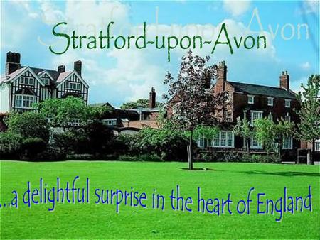Stratford-upon-Avon is located in the Midlands in the county of Warwickshire. All forms of travel are available: road, train, bus and there are nearby.