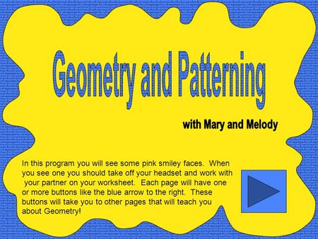 Geometry and Patterning