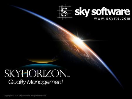Copyright © 2014 Sky Software. All rights reserved. www.skyits.com.