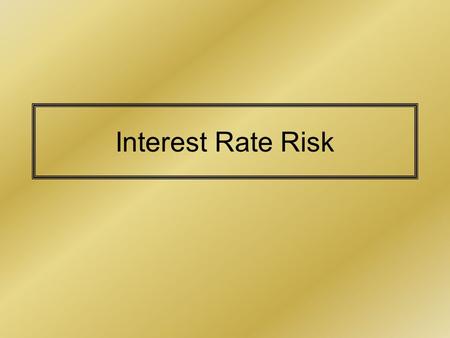 Interest Rate Risk. Money Market Interest Rates in HK & US.