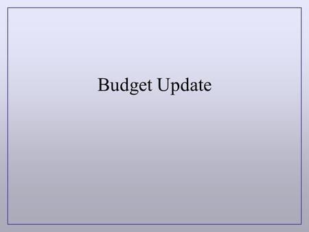 Budget Update. CSU Budget $63.7 Million increase to fund 10,000 Student system-wide $23.3 million increase for 2,700 additional students financial aid.