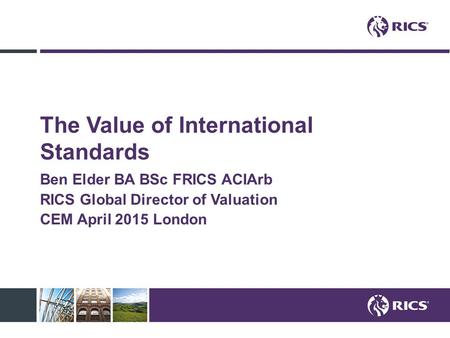 The Value of International Standards