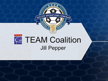 TEAM Coalition Jill Pepper. 2 Key Messages Buckle Up America – Every Trip, Every Time Click It or Ticket Safety Belts Drunk Driving Social Norming Enforcement.