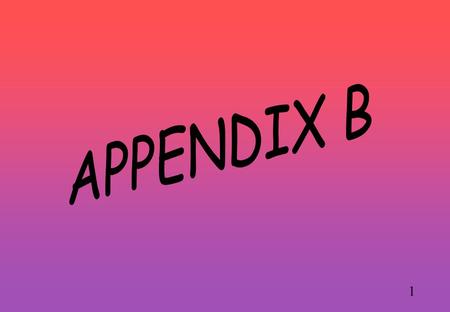 1. 2 APPENDIX B A PROCEDURE FOR GENERATING AN EQUILIBRIUM POINT FOR 2-PERSON GAMES (That sometimes works!)