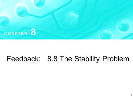 1 Feedback: 8.8 The Stability Problem. Microelectronic Circuits - Fifth Edition Sedra/Smith2 Copyright  2004 by Oxford University Press, Inc. Figure.