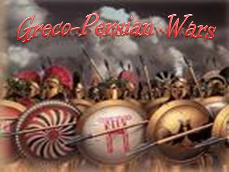 – Ionian Revolt 498 BC – A revolt broke out on the Ionian Peninsula when Darius I started consolidating Persia's western conquests near the Aegean sea.