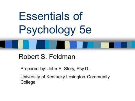 Essentials of Psychology 5e