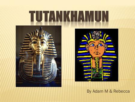 By Adam M & Rebecca Tutankhamun was Born in 1341 BC. He was born in Akhetaten in Egypt.
