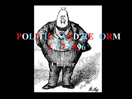 POLITICS AND REFORM 1877-1896 Chapter 11.
