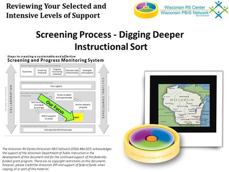 Screening Process - Digging Deeper Instructional Sort