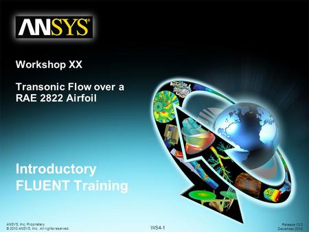 Workshop XX Transonic Flow over a RAE 2822 Airfoil
