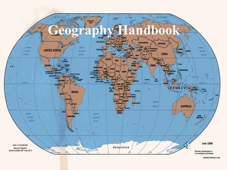 Geography Handbook.