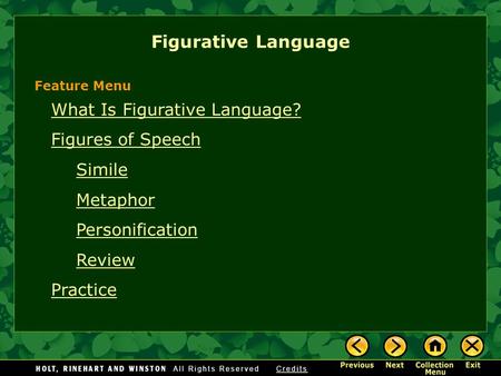 Figurative Language What Is Figurative Language? Figures of Speech