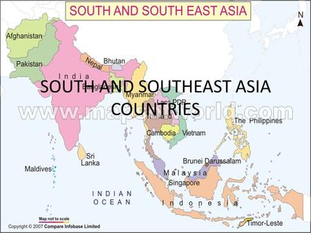 SOUTH AND SOUTHEAST ASIA COUNTRIES. BANGLADESH The flag symbolizes the green field as well as the rising sun. The blood-red color of the national flag.