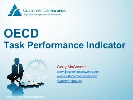 OECD Task Performance Indicator Gerry McGovern