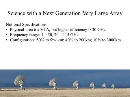 Science with a Next Generation Very Large Array