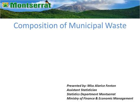 Composition of Municipal Waste