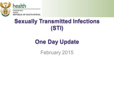 Sexually Transmitted Infections (STI) One Day Update