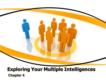 Exploring Your Multiple Intelligences Chapter 4 Multiple Intelligences Developed by Howard Gardner Defined as the human ability to solve problems or.