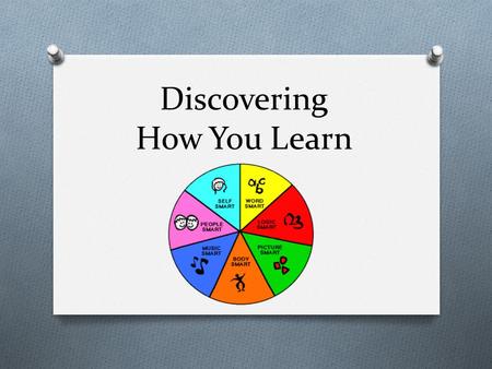 Discovering How You Learn