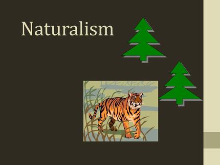 Naturalism. I. What is Naturalism? A. A reaction against Romanticism that developed in the later half of the nineteenth-century, inspired by breakthroughs.