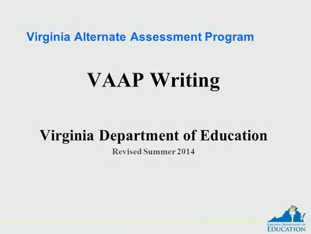 Virginia Alternate Assessment Program