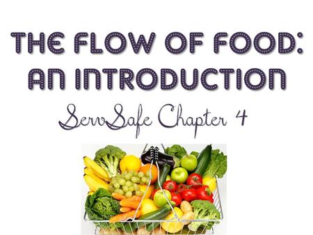 In the following three chapters (5-7), the flow of food will be looked at in depth.