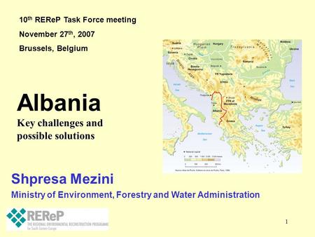 Albania Shpresa Mezini Key challenges and possible solutions