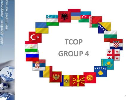 TCOP GROUP 4 1. OUTLINE Countries present: Albania, Bulgaria, Macedonia, Romania, Turkey, Belarus, Indonesia, Kyrgyzstan, Moldova, Tajikistan, Russian.