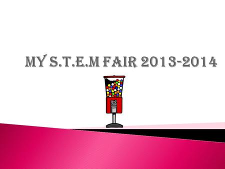 My S.T.E.M Fair 2013-2014.