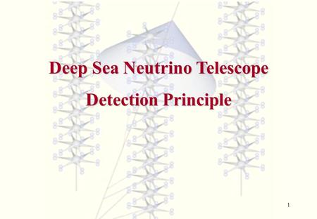 1 Deep Sea Neutrino Telescope Detection Principle.